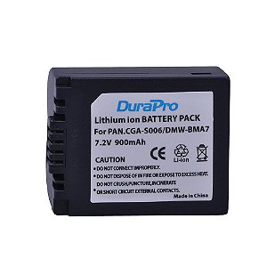 Bateria Panasonic DMW-BMA7 / CGA-S006 DuraPro 900mAh 7.2V