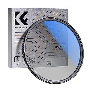 Filtro Cpl 77mm K&F Concept Filtro Polarizador Nano-K