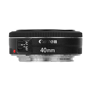 Lente Canon 40mm EF f/2.8 STM - Seminovo