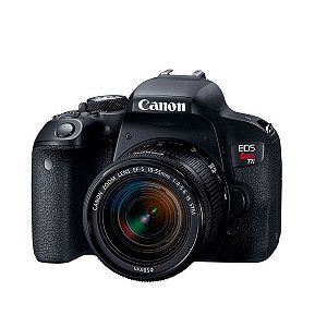 Câmera Canon EOS Rebel T7i + 18-55mm - Seminovo