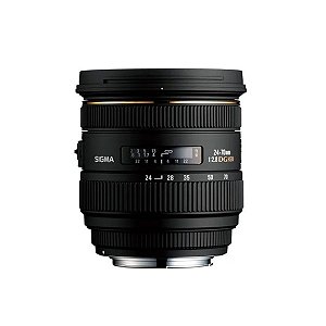 Lente Sigma 24-70mm f/2.8 IF EX DG HSM para Nikon - Seminovo