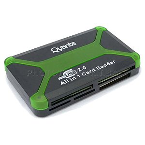 LEITOR DE CARTÃO QUANTA SD, XD, MS, MICRO SD, CF