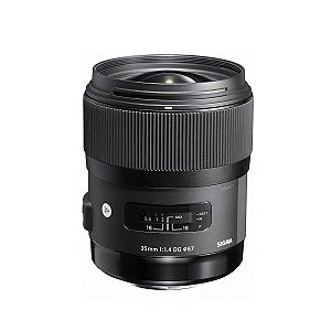 Lente Sigma 35mm F/1.4 Dg Hsm Art Para Nikon - Seminovo