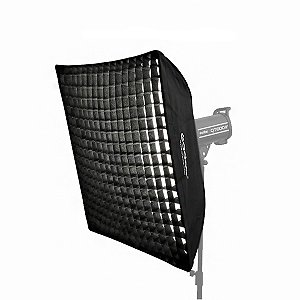Softbox SB-FW 90x90 para Flash Bowens Godox com Grid SB-FW9090