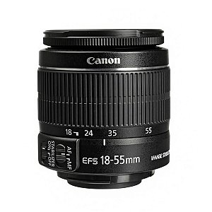 Lente Canon 18-55mm F/ 3.5-5.6 IS II Ef-S - Seminovo