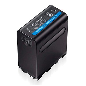 Bateria NP-F990 /F1000 Fits 13400mAh 7.2v Com Usb