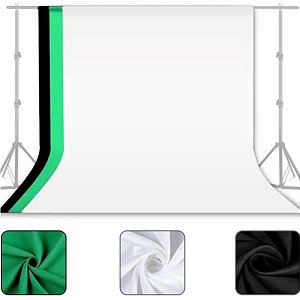 Fundo Infinito Tecido Algodão Muslim 3 X 5 M - Várias Cores - Branco