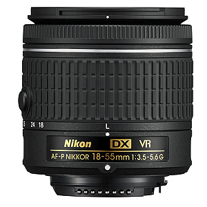 Lente Nikon Af-P DX Nikkor 18-55mm F3.5-5.6g VR Seminovo