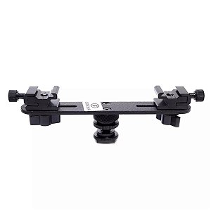 Suporte Duplo Greika YA5008 com 2 Sapatas Frias Para Tripés ou Câmeras