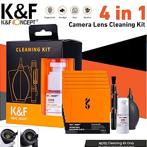 Kit de Limpeza K&F Concept 4 em 1 Profissional