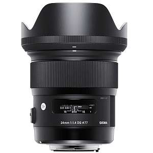 Lente Sigma 24mm f/1.4 DG HSM Art Para Nikon F - Seminovo