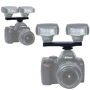 SAPATA DUPLA PARA NIKON TTL