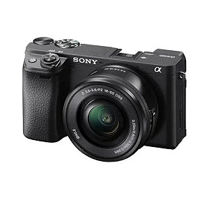 Câmera Sony Mirrorless A6400+ lente 16-50mm - Seminovo
