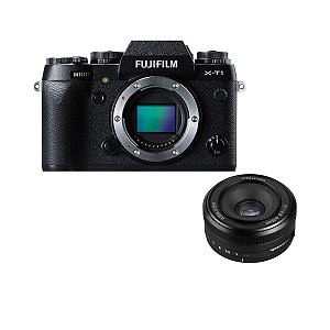 Câmera mirrorless Fujifilm X-T1 + Lente 27mm TTArtisan - Seminovo
