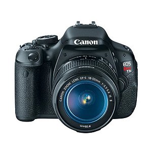 Câmera Canon EOS Rebel T3i + 18-55mm - Seminovo