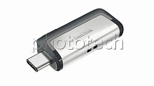 PEN DRIVE SANDISK DUAL DRIVE 128GB USB TYPE-C USB 3.1 150MB/s ORIGINAL LACRADO