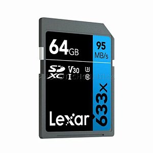 Cartão SD Lexar High-Performance 64GB CLASS 10 95MB/s SDXC UHS-I 4K Original