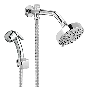 Chuveiro Luxor Cromado 5 Funções Com Ducha Manual e Desviador