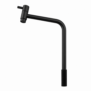 Torneira Link Black 270mm Inox Rosca 1/2 Cuba Pia Bica Alta