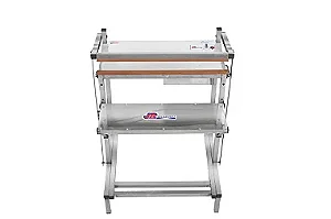 Seladora Pedal Tubular em Inox 42cm para Frigorífico