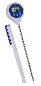 AK-05C - TERMÔMETRO DIGITAL TIPO ESPETO À PROVA  D'ÁGUA