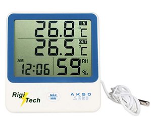 TERMO-HIGRÔMETRO DIGITAL COM SENSOR EXTERNO E CERTIFICADO DE CALIBRAÇÃO