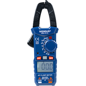 ALICATE AMPERÍMETRO DIGITAL MINI CAT III 600V AMS-9110