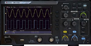 OSCILOSCÓPIO DIG.2 CANAIS / COLORIDO / INTERFACE USB / BANDA DE FREQUÊNCIA 100 MHZ / 1GS/S / MEMÓRIA DE 10KPTS