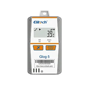 DATALOGGER DE TEMPERATURA E UMIDADE GLOG-5TH DESCARTÁVEL 120 DIAS