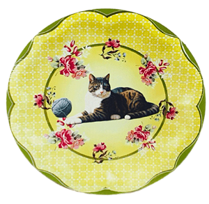 Azulejo Redondo 19cm Gato