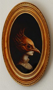 Azulejo Oval - Mulher Águia