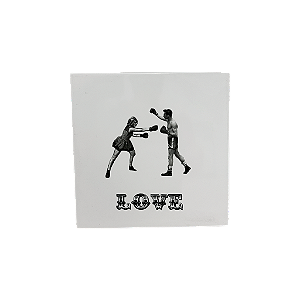 Azulejo 20x20cm - Casal Boxe Love