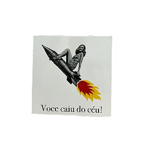 Azulejo 20x20cm - Voce caiu do Céu