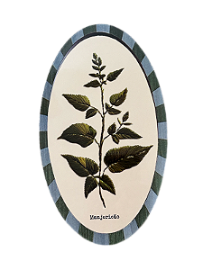 Azulejo Oval - Manjericão