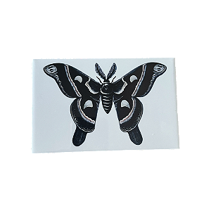 Azulejo 10x15cm - Borboleta P&B