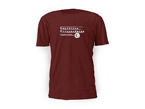 Camiseta bordô República II