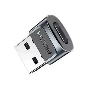 Adaptador USB Macho Para Tipo-C Fêmea 3A Original Rock
