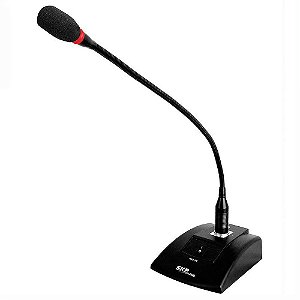 Microfone De Mesa SKP Condensador Com Phantom Pro7k e Led