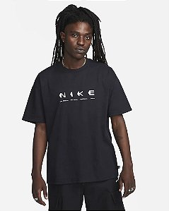 Camiseta Nike SB Tee City Info Black