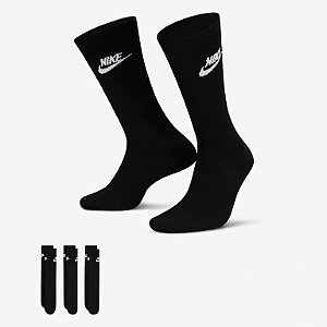 Meia Nike Sportswear Everyday Essential (3 Pares) Black
