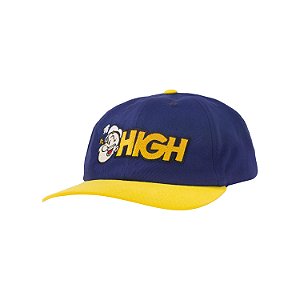 Boné High x Popeye 6 Panel Navy/Yellow