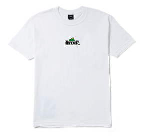 Camiseta Huf Produce SS Tee Bordado White