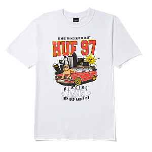 Camiseta Huf Blazing Jams SS Tee White