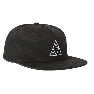 Boné Huf Unstructured TT Snapback Black