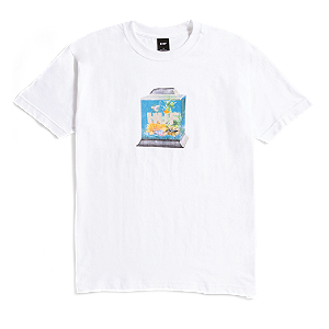 Camiseta Huf Fishtankin SS Tee White