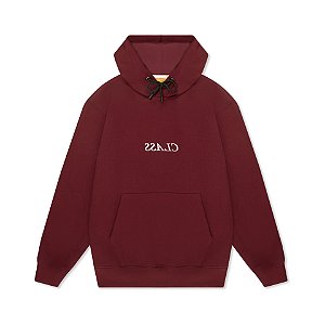 Moletom Class Hoodie "Inverso" Burgundy