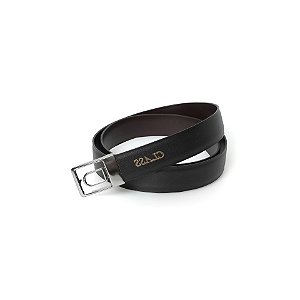 Cinto Class Leather Belt Class Inverso Black