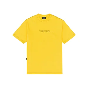 Camiseta Disturb Outline Logo T Shirt in Yellow