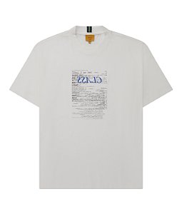 Camiseta Class T shirt "Infomania Class Inverso" Off White