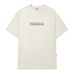 Camiseta Barra Logo Raizes Off White
